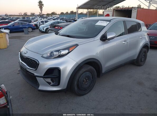 KNDPM3AC0M7875170 2021 KIA SPORTAGE Silver წინა მარცხენა ხედი სამი მეოთხედიდან