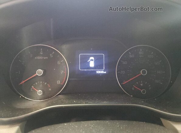KNDPM3AC2H7299281 2017 KIA SPORTAGE Silver Вид щитка приладів