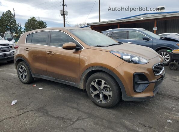KNDPM3AC2M7859780 2021 KIA SPORTAGE Brown Передня права чверть