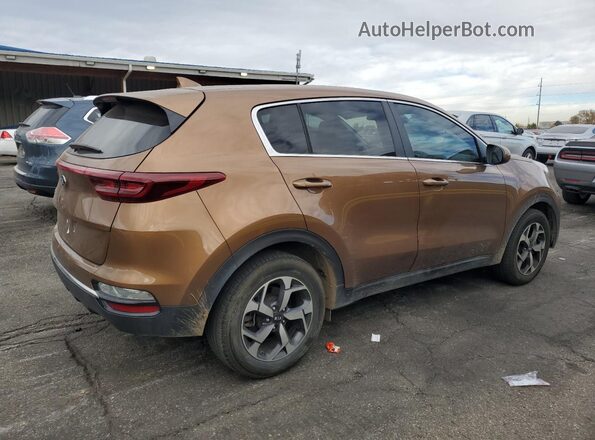 KNDPM3AC2M7859780 2021 KIA SPORTAGE Brown Задня права чверть