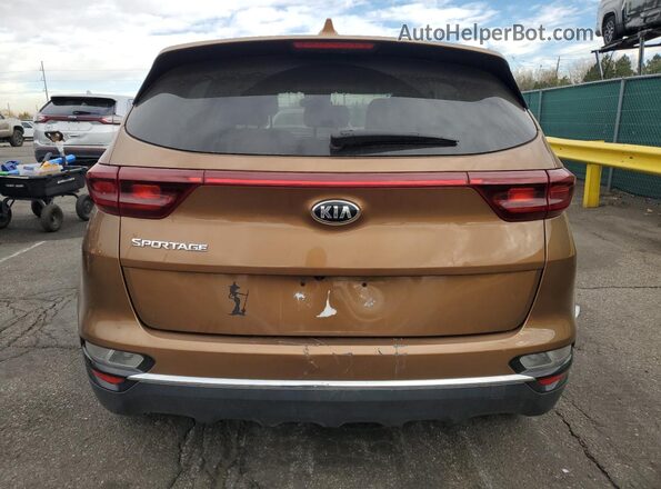 KNDPM3AC2M7859780 2021 KIA SPORTAGE Brown Вид ззаду