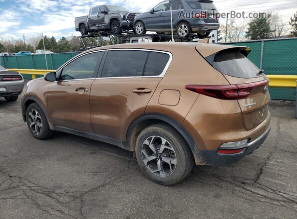 KNDPM3AC2M7859780 2021 KIA SPORTAGE Brown Задня ліва чверть