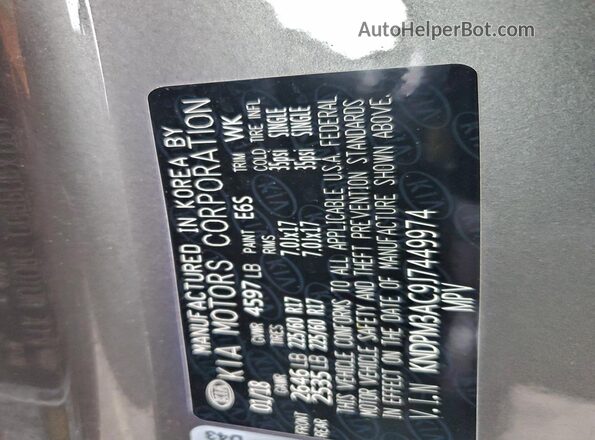 KNDPM3AC9J7449974 2018 KIA SPORTAGE Gray 