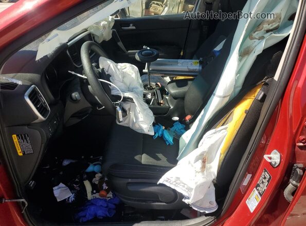 KNDPM3ACXN7009686 2022 KIA SPORTAGE Red Front interior view