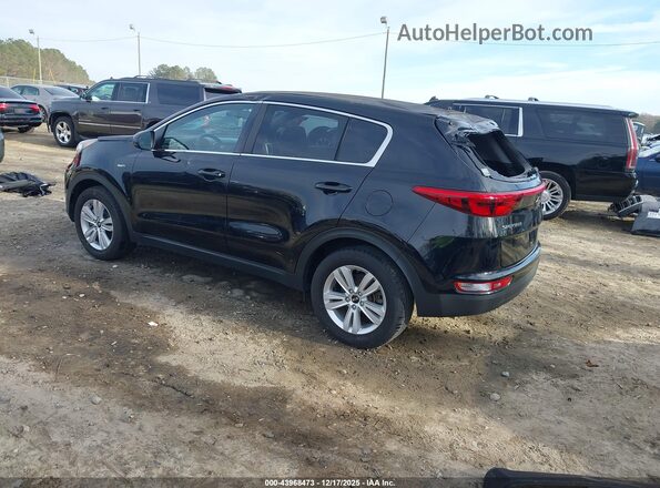 KNDPMCAC0J7436207 2018 KIA SPORTAGE Black უკანა მარცხენა