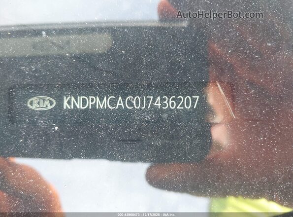 KNDPMCAC0J7436207 2018 KIA SPORTAGE Black 