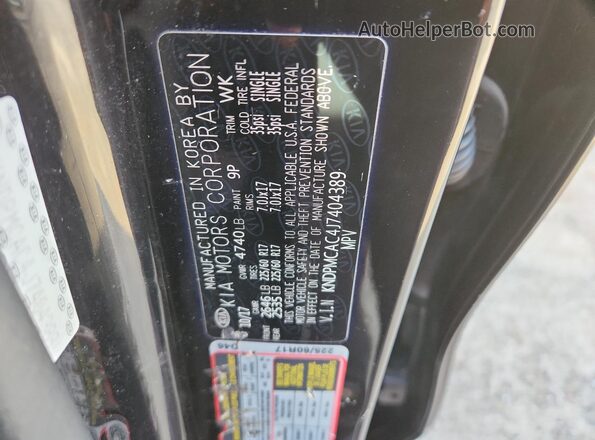 KNDPMCAC4J7404389 2018 KIA SPORTAGE Black 
