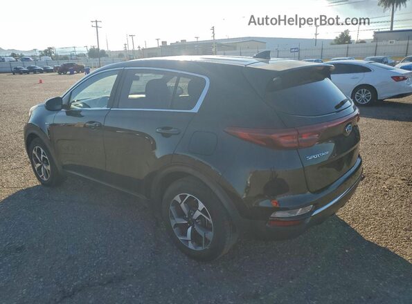 KNDPMCAC7M7941228 2021 KIA SPORTAGE Black Trasero izquierdo