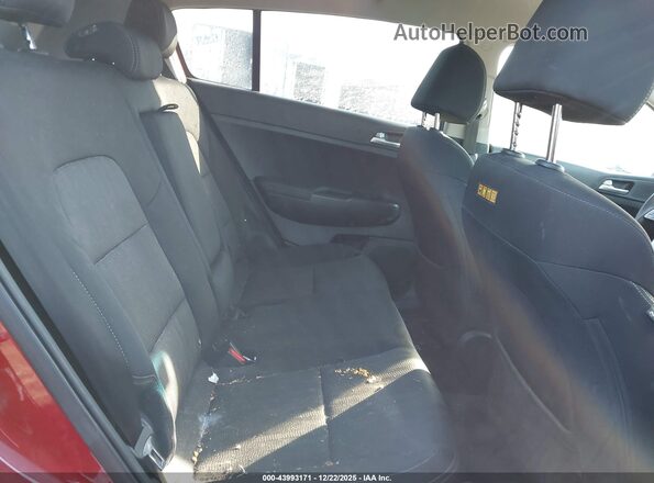 KNDPMCAC8N7010156 2022 KIA SPORTAGE Red VIN კოდის სტიკერის ხედი