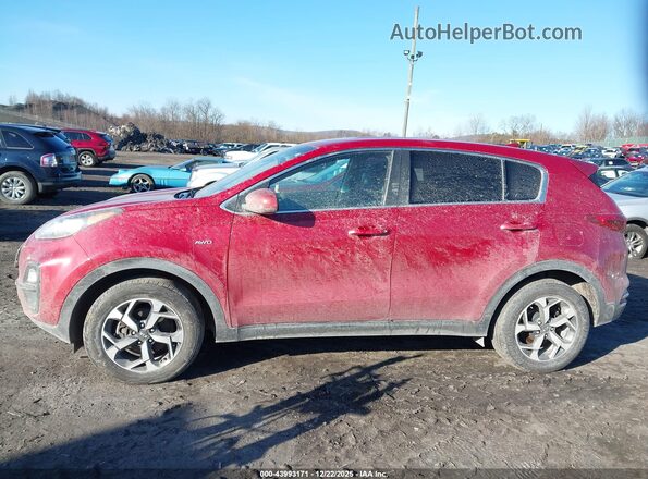 KNDPMCAC8N7010156 2022 KIA SPORTAGE Red სალონის 360-გრადუსიანი ხედი
