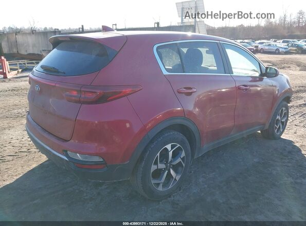 KNDPMCAC8N7010156 2022 KIA SPORTAGE Red უკანა მარჯვენა