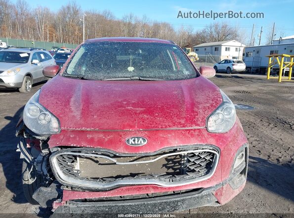 KNDPMCAC8N7010156 2022 KIA SPORTAGE Red ხელსაწყოთა პანელის ხედი