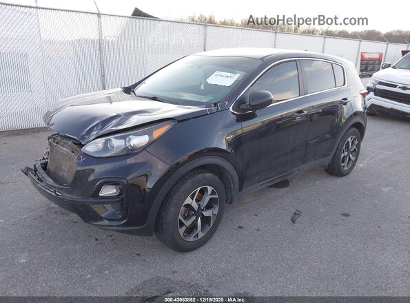 KNDPMCAC9M7918355 2021 KIA SPORTAGE Black Przód lewy