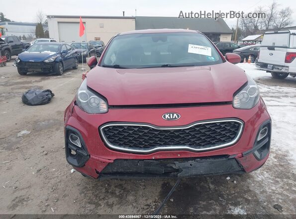 KNDPMCAC9M7944129 2021 KIA SPORTAGE Red 