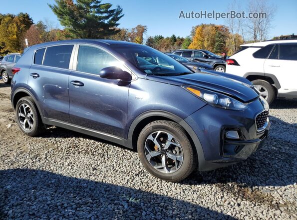 KNDPMCACXN7970823 2022 KIA SPORTAGE Blue Передня права чверть