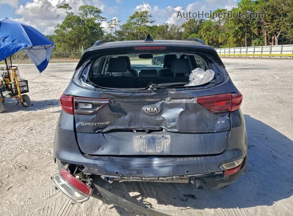 KNDPN3AC6N7962022 2022 KIA SPORTAGE Blue Widok z tyłu