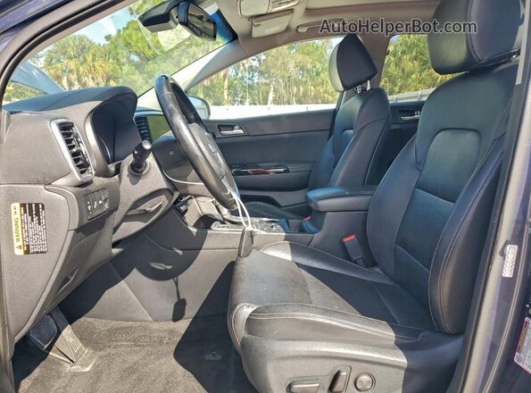KNDPN3AC6N7962022 2022 KIA SPORTAGE Blue Widok wnętrza z przodu