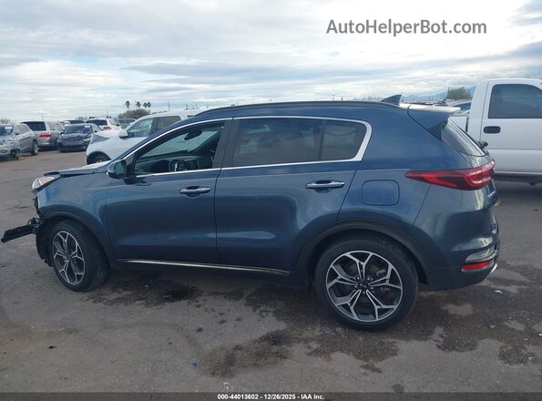 KNDPR3A68N7993884 2022 KIA SPORTAGE Синий Вид задней части салона
