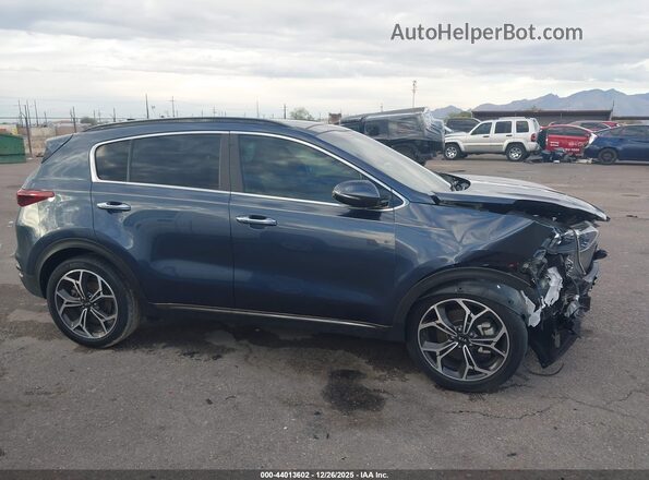 KNDPR3A68N7993884 2022 KIA SPORTAGE Синий Вид щитка приборов