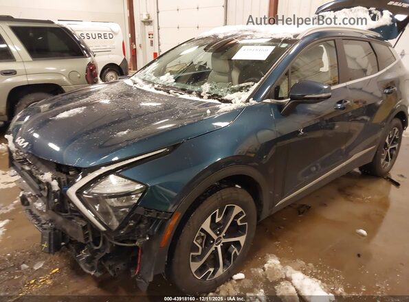 KNDPVCAG9P7075746 2023 KIA SPORTAGE HYBRID Blue Vista tres cuartos delantera izquierda