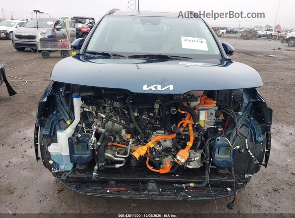 KNDPVCDG6R7134380 2024 KIA SPORTAGE HYBRID Blue წინა ხედი