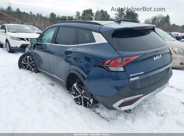 KNDPVCDG9R7156387 2024 KIA SPORTAGE HYBRID Синий Задняя левая четверть