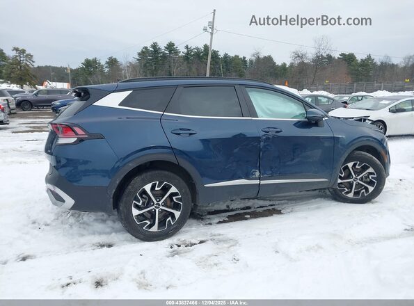 KNDPVCDG9R7156387 2024 KIA SPORTAGE HYBRID Синий Вид щитка приборов