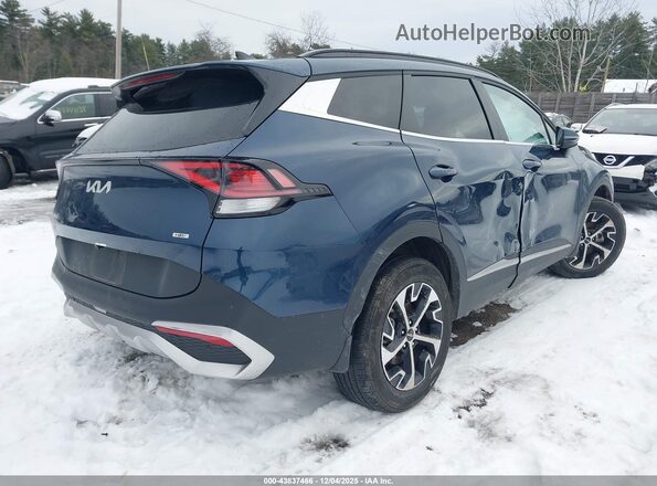 KNDPVCDG9R7156387 2024 KIA SPORTAGE HYBRID Синий Задняя правая четверть