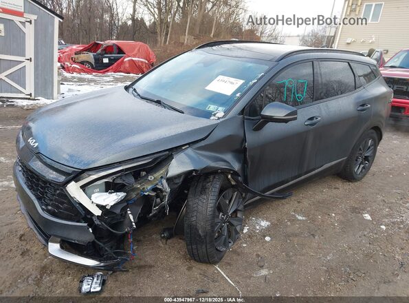 KNDPXCAG3P7012586 2023 KIA SPORTAGE HYBRID Gray Передня ліва чверть