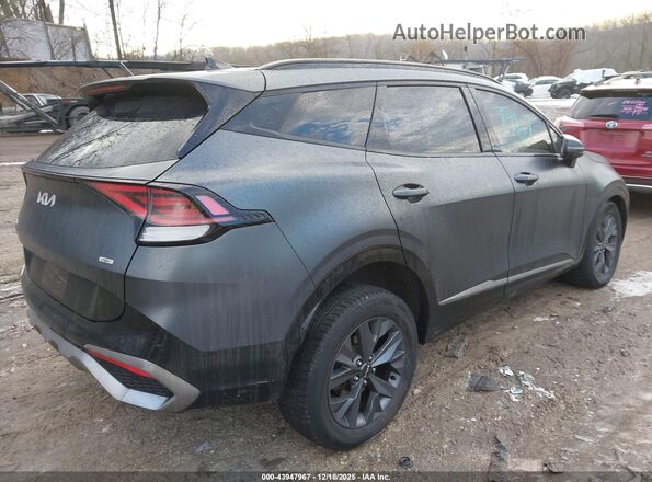 KNDPXCAG3P7012586 2023 KIA SPORTAGE HYBRID Gray Задня права чверть