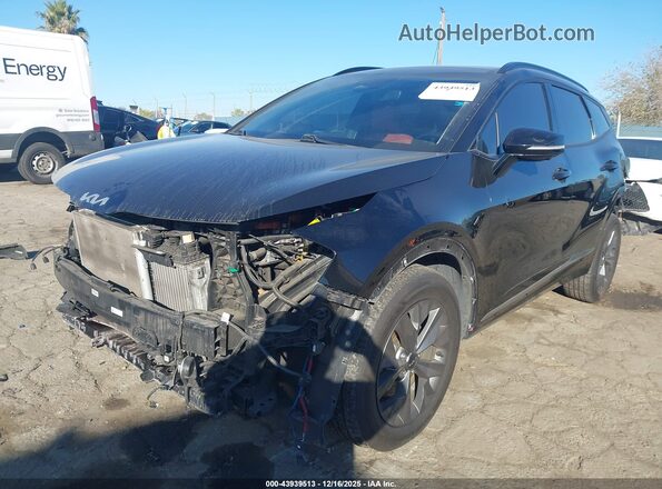 KNDPXCAG8P7021607 2023 KIA SPORTAGE HYBRID Black Передня ліва чверть
