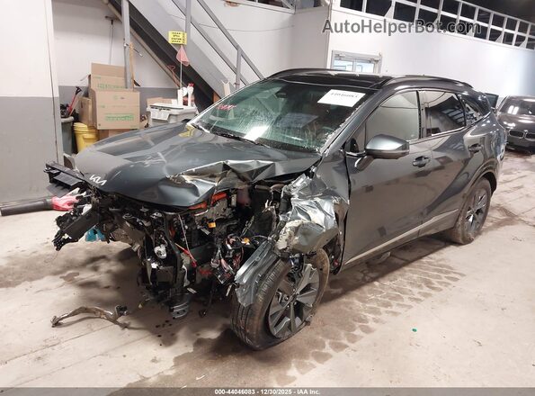 KNDPXCDG0S7257916 2025 KIA SPORTAGE HYBRID Gray წინა მარცხენა ხედი სამი მეოთხედიდან