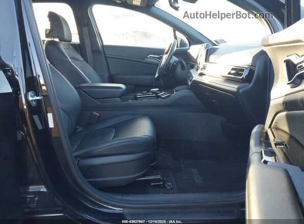 KNDPYDAH9P7061691 2023 KIA SPORTAGE PLUG-IN HYBRID Black Widok wnętrza z przodu