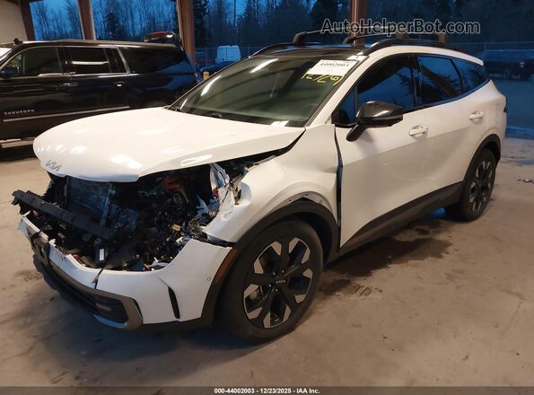 KNDPZDAH2P7034569 2023 KIA SPORTAGE PLUG-IN HYBRID White წინა მარცხენა ხედი სამი მეოთხედიდან