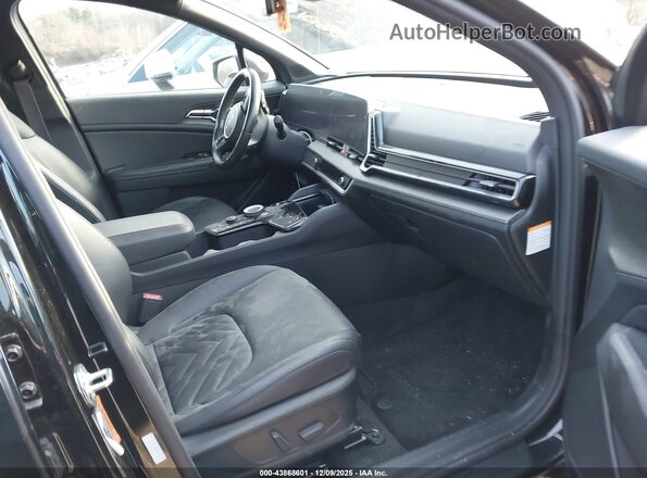 KNDPZDAH9P7053863 2023 KIA SPORTAGE PLUG-IN HYBRID Black Вид салону спереду