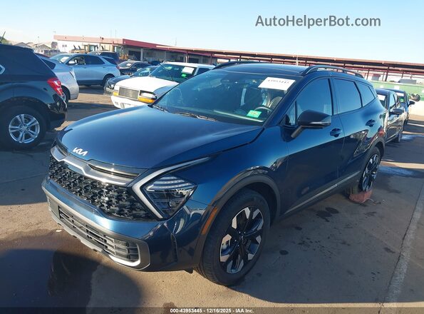 KNDPZDDH0R7168236 2024 KIA SPORTAGE PLUG-IN HYBRID Navy წინა მარცხენა ხედი სამი მეოთხედიდან