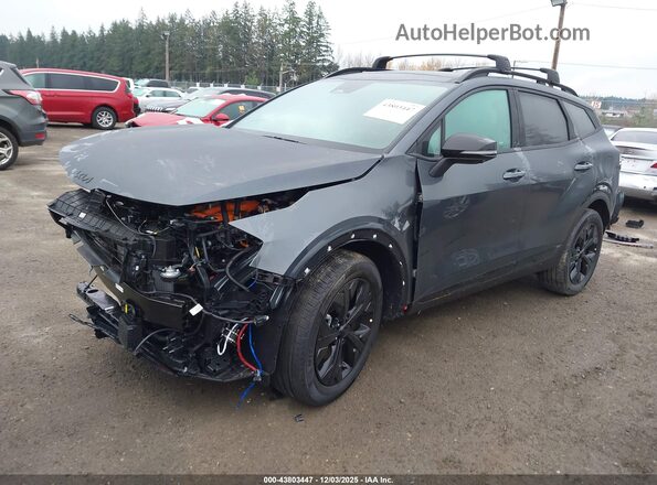 KNDPZDDH2S7265296 2025 KIA SPORTAGE PLUG-IN HYBRID Black Vista tres cuartos delantera izquierda