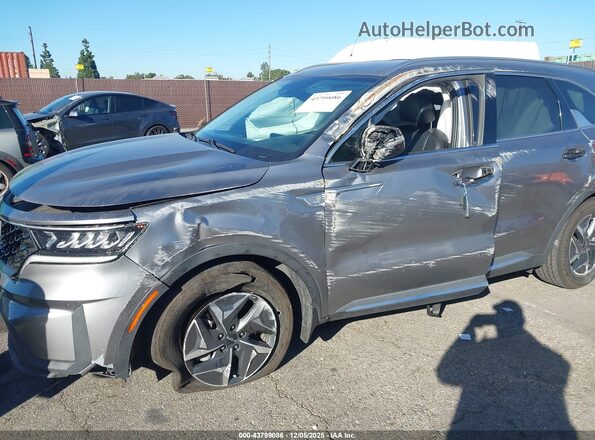 KNDRG4LG0N5081790 2022 KIA SORENTO HYBRID Gray 