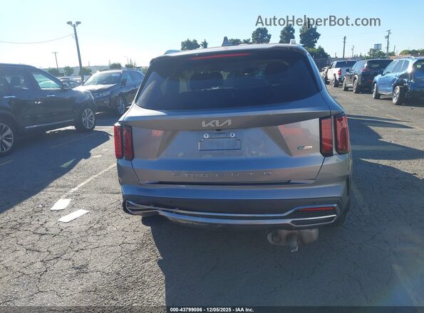 KNDRG4LG0N5081790 2022 KIA SORENTO HYBRID Gray 