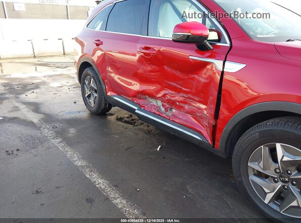 KNDRH4LG0M5050924 2021 KIA SORENTO HYBRID Red Front view