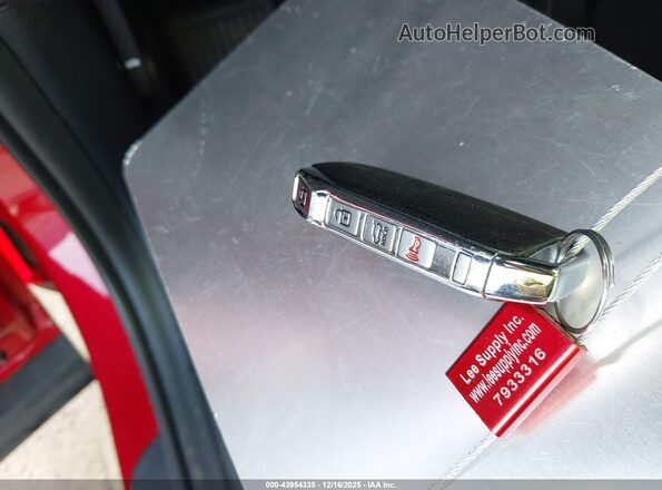 KNDRH4LG0M5050924 2021 KIA SORENTO HYBRID Red Dashboard view