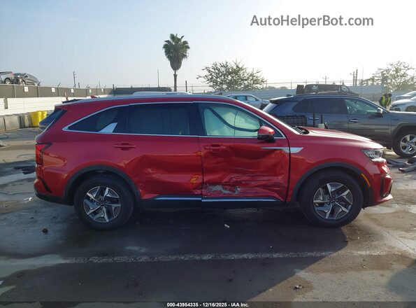 KNDRH4LG0M5050924 2021 KIA SORENTO HYBRID Red Rear interior view