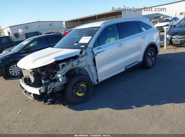 KNDRH4LG8P5175593 2023 KIA SORENTO HYBRID Белый Передняя левая четверть