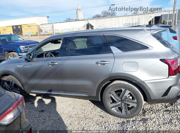 KNDRHDLG1P5209633 2023 KIA SORENTO HYBRID Gray 360 interior view