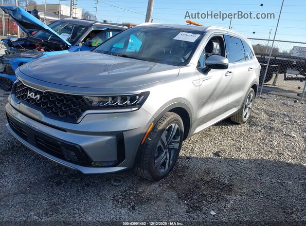 KNDRHDLG1P5209633 2023 KIA SORENTO HYBRID Gray Front left