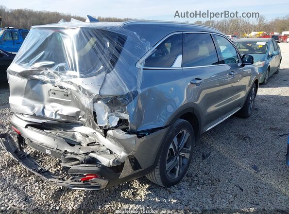 KNDRHDLG1P5209633 2023 KIA SORENTO HYBRID Gray Rear right
