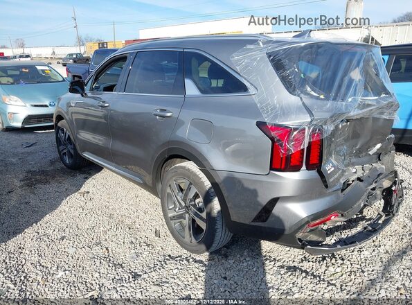 KNDRHDLG1P5209633 2023 KIA SORENTO HYBRID Gray Rear left