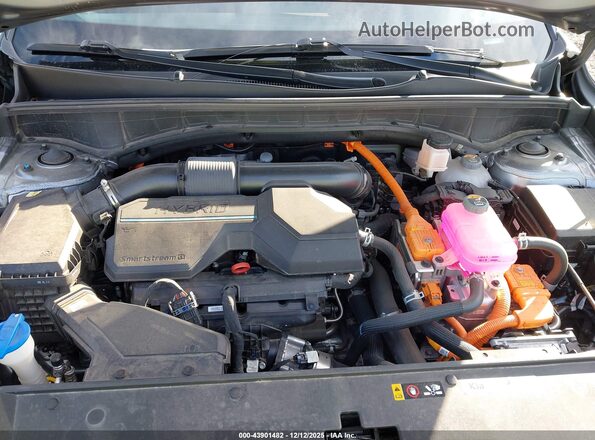 KNDRHDLG1P5209633 2023 KIA SORENTO HYBRID Gray Rear view