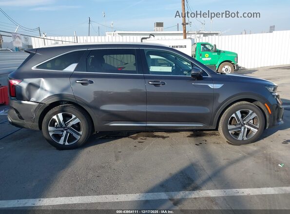 KNDRHDLG2P5211245 2023 KIA SORENTO HYBRID Black უკანა სალონის ხედი