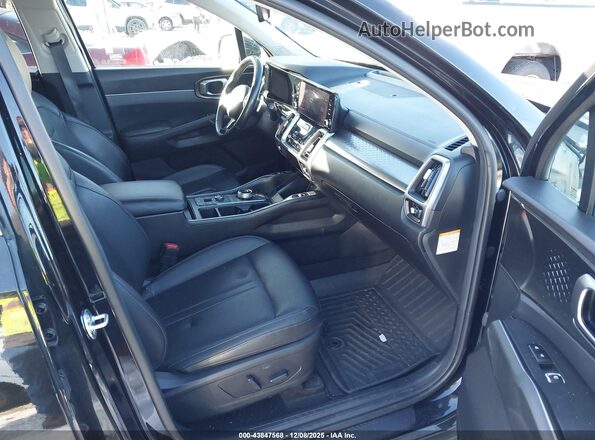 KNDRHDLG6R5248477 2024 KIA SORENTO HYBRID Black Widok wnętrza z przodu